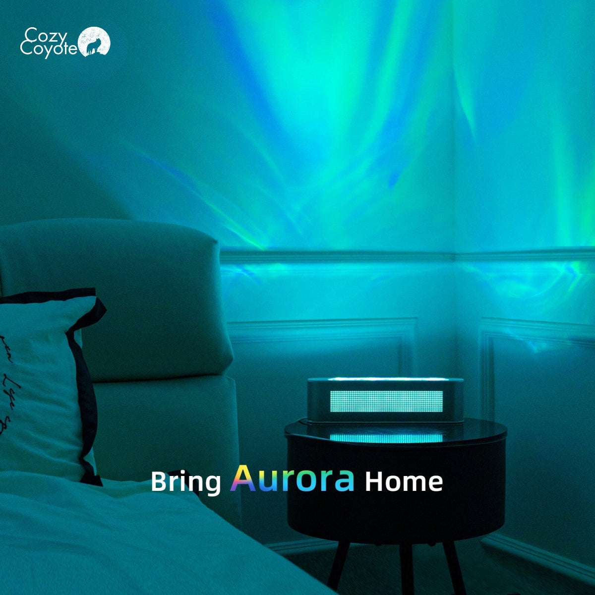 Cozycoyote™ Oasis lamp | Bring the Northern Lights into your home