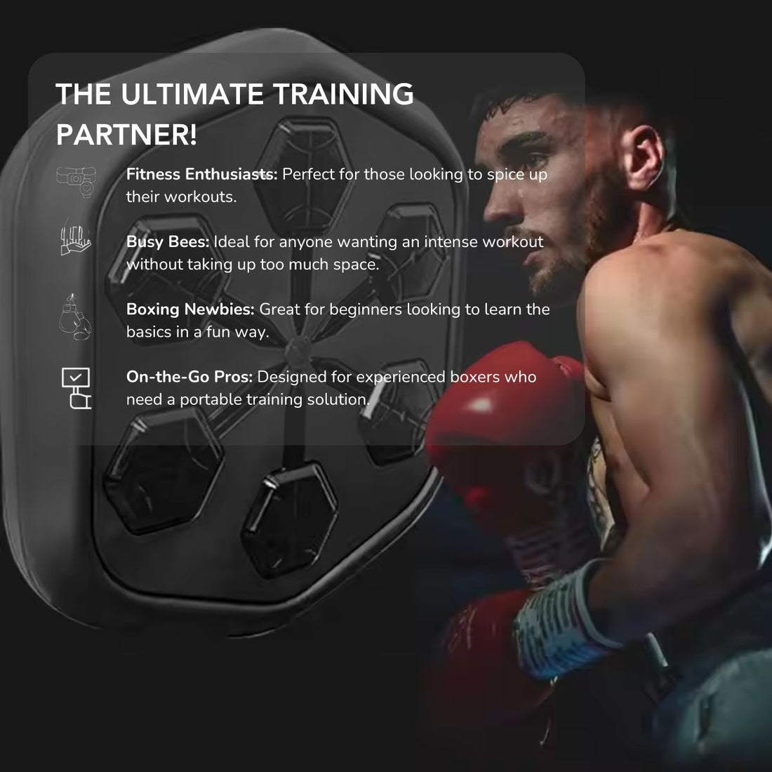 Serenosole™ SyncFit BoxTrainer | Workout with Beats that Keep You Moving (+ FREE Boxing Gloves)