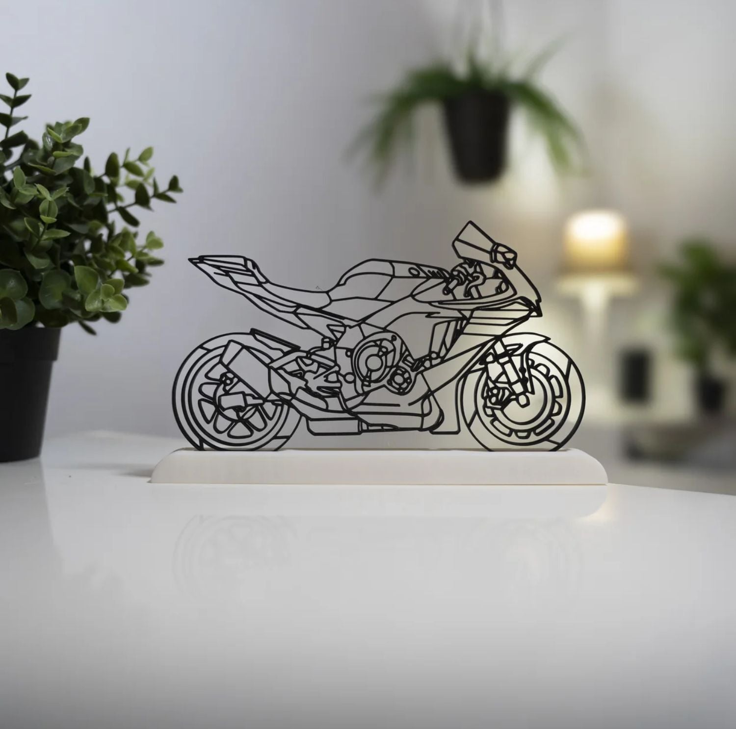 Serenosole™ MotoVibe Motorcycle Figure | Sleek, high-quality piece that’ll make any biker’s heart race | Perfect Bike Figurine 2024