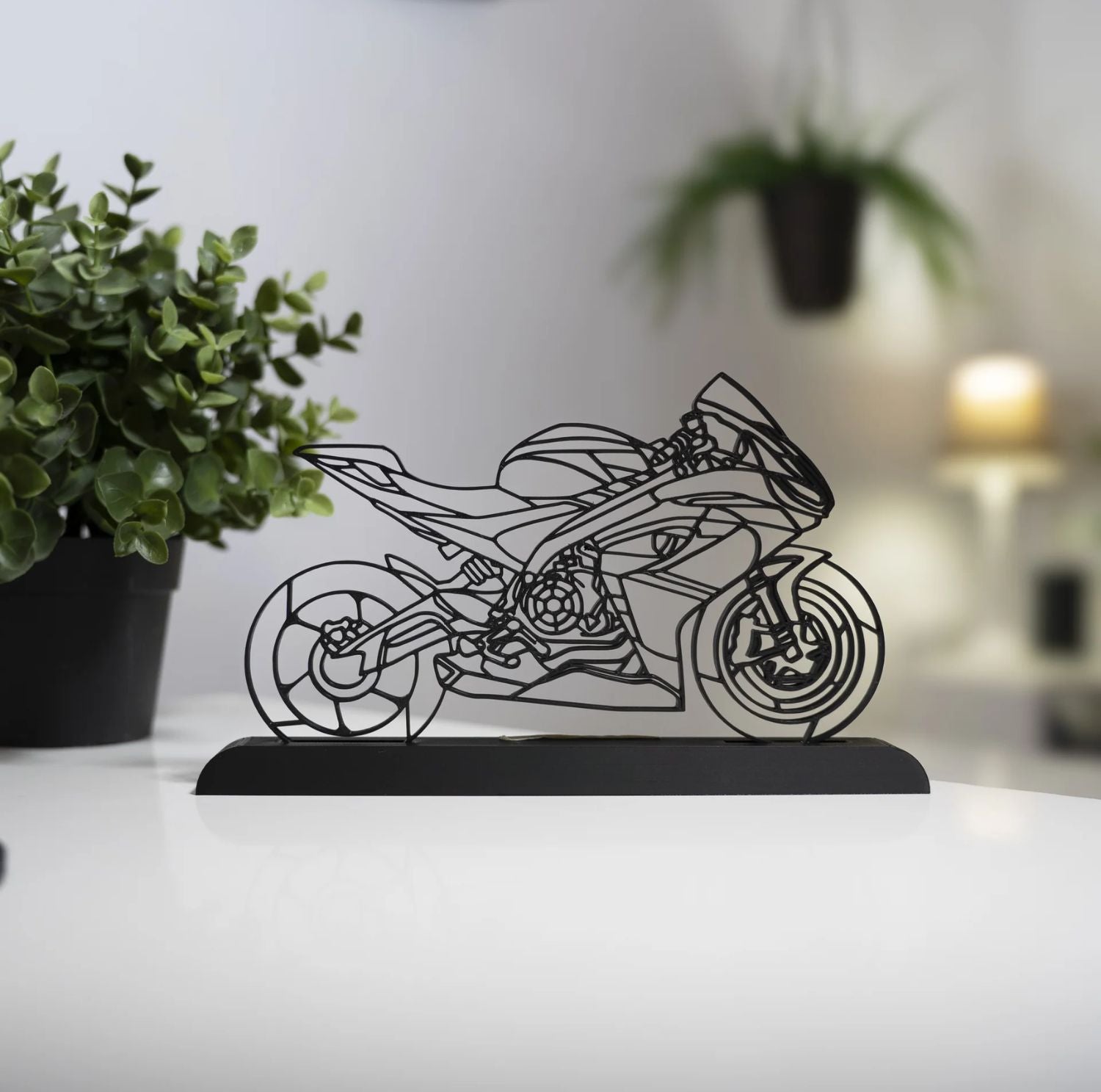 Serenosole™ MotoVibe Motorcycle Figure | Sleek, high-quality piece that’ll make any biker’s heart race | Perfect Bike Figurine 2024