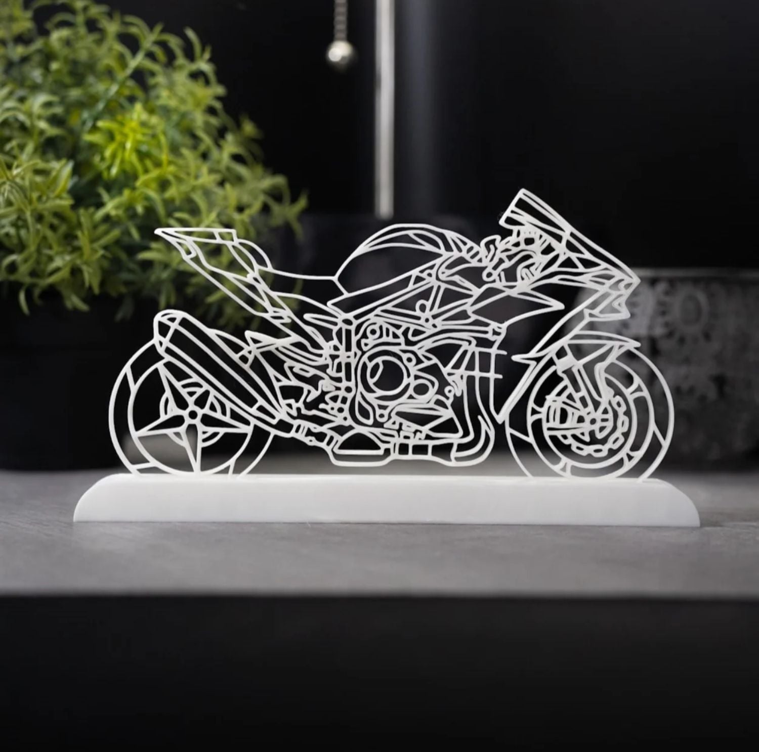 Serenosole™ MotoVibe Motorcycle Figure | Sleek, high-quality piece that’ll make any biker’s heart race | Perfect Bike Figurine 2024